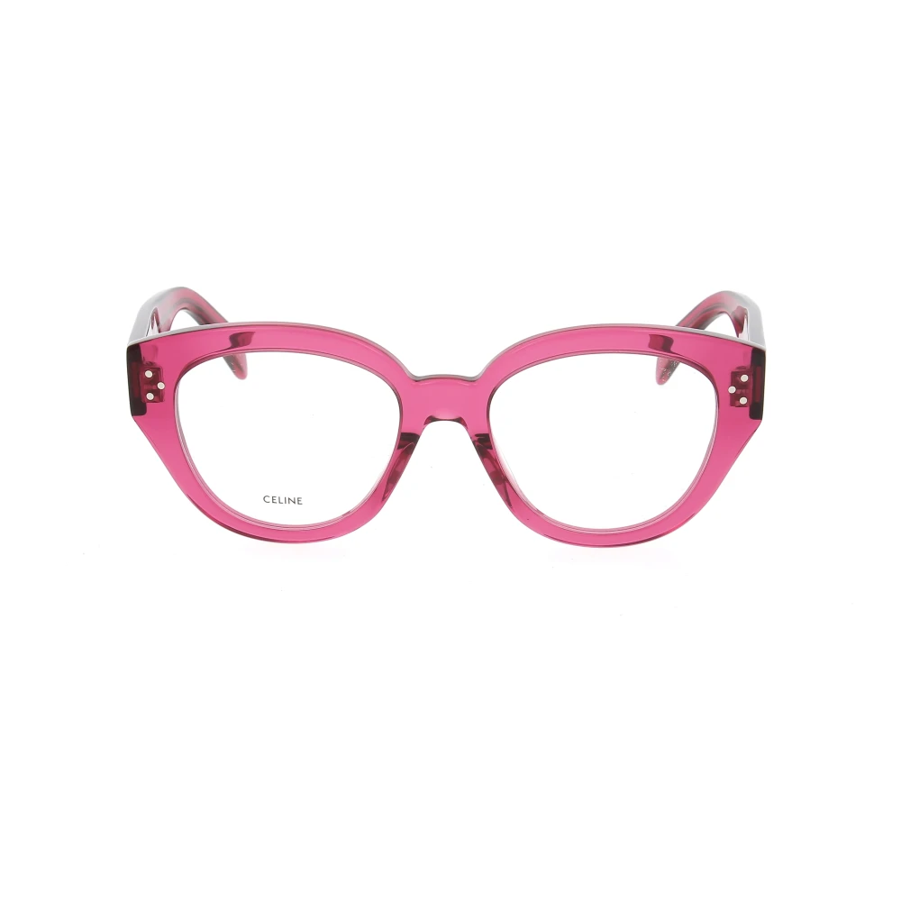 Celine Stiliga Glasögon med 51mm Linsbredd Pink, Dam