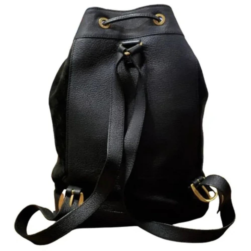 Gucci Vintage Pre-owned Leather gucci-bags Black Dames