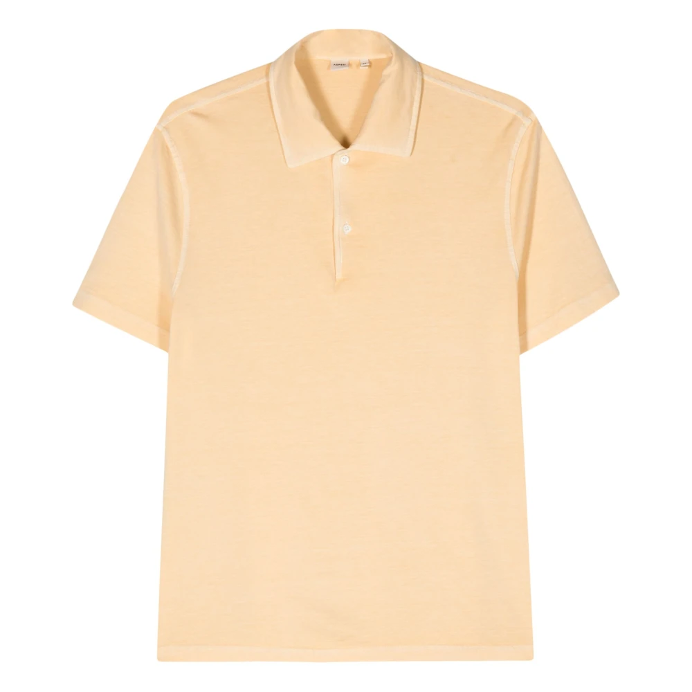 Aspesi Katoenen Polo Shirt Yellow Heren