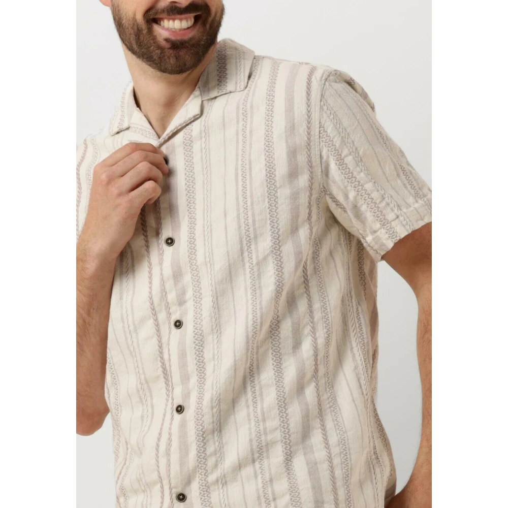 Anerkjendt Heren Casual Beige Overhemd Beige Heren