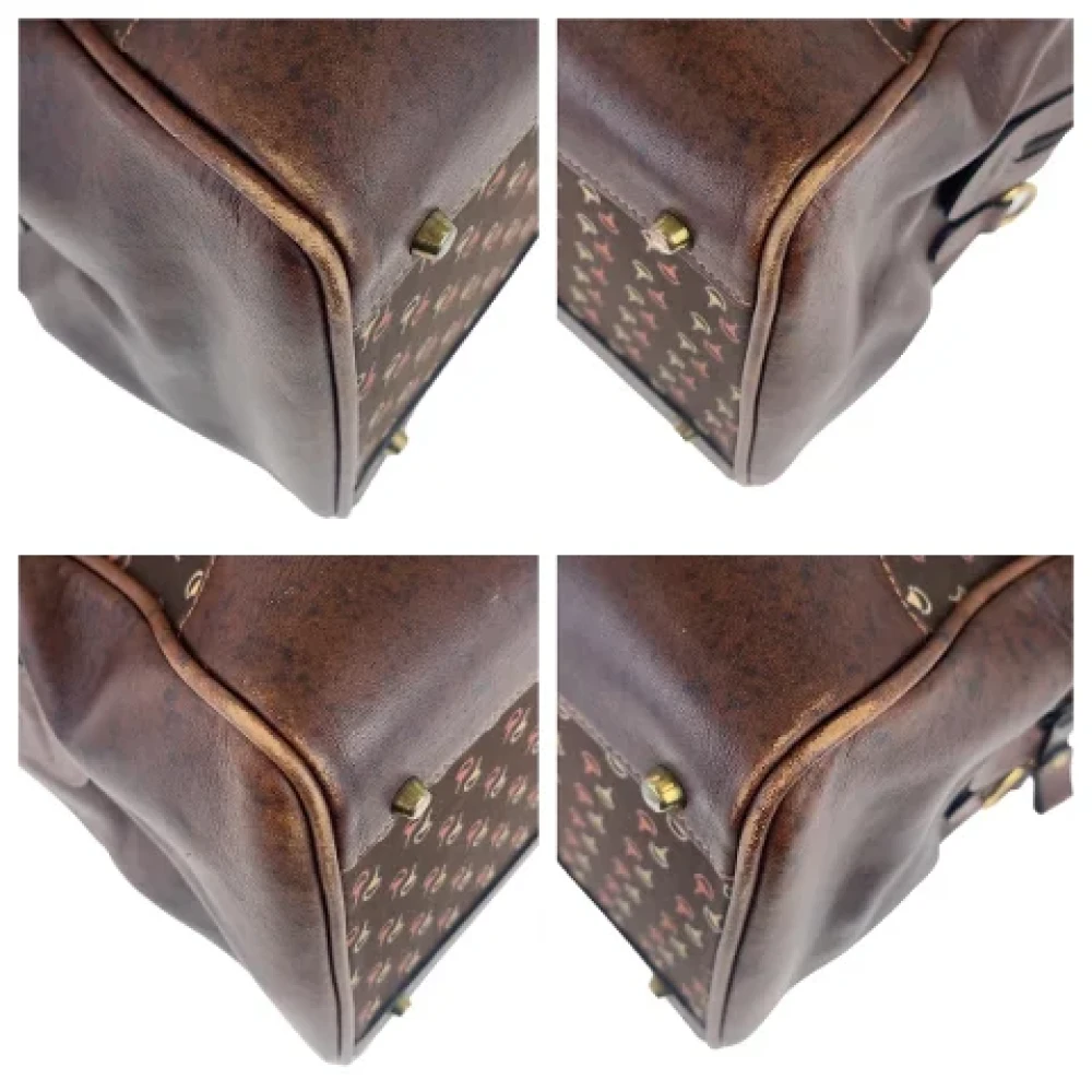 Gucci Vintage Pre-owned Canvas gucci-bags Brown Dames
