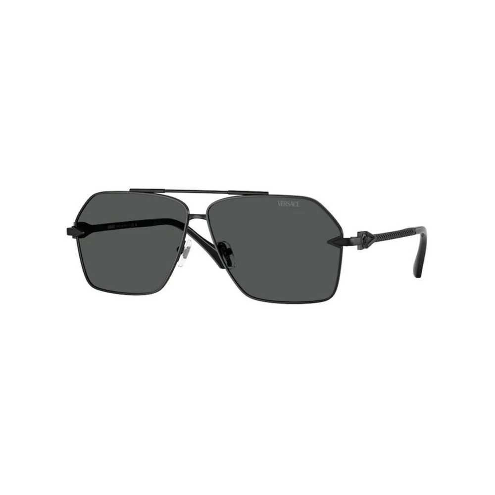 Versace , Sunglasses, Male, Black, 63 Mm, Authentic Premium Glasses With Top-Notch Service