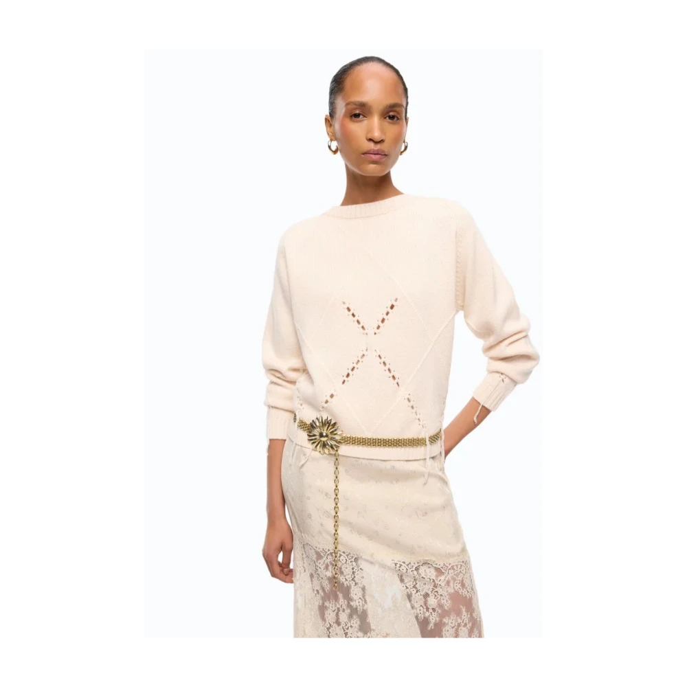 Pinko Donna Beige Maglie, S, New,