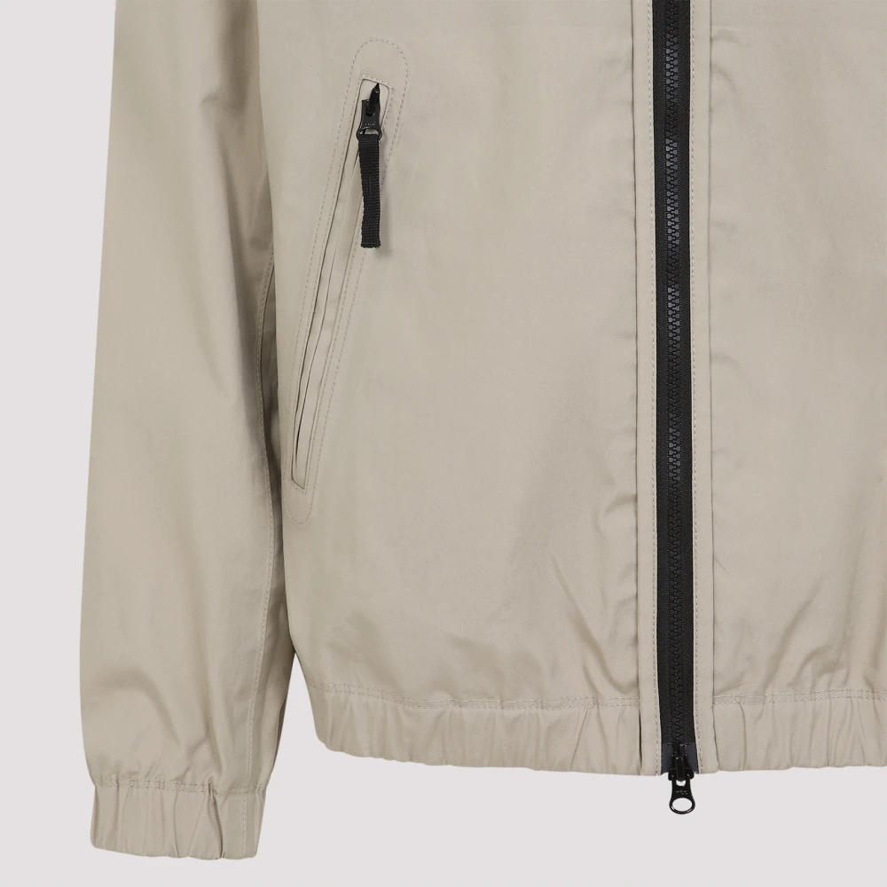 Stone Island Neutrale Katoenen Jas Ss25 Beige Heren