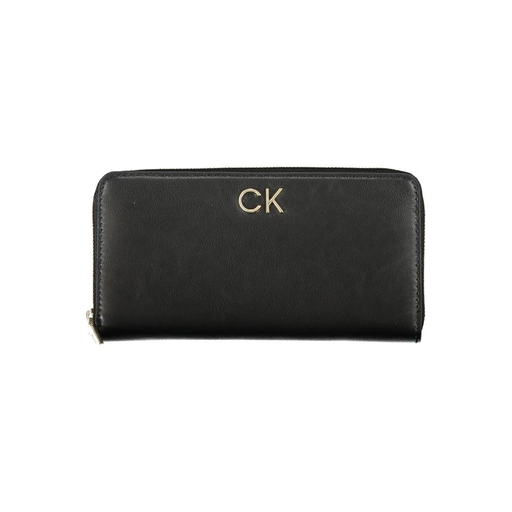 Calvin Klein Elegante Designer Portemonnee met RFID-bescherming Black Dames