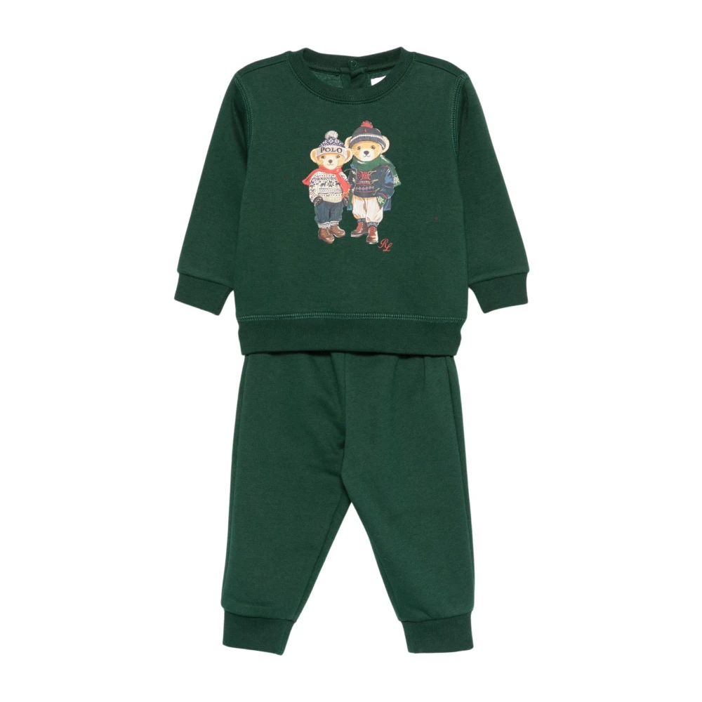 Polo Ralph Lauren Fleece Set Byxor och Topp Green, Unisex