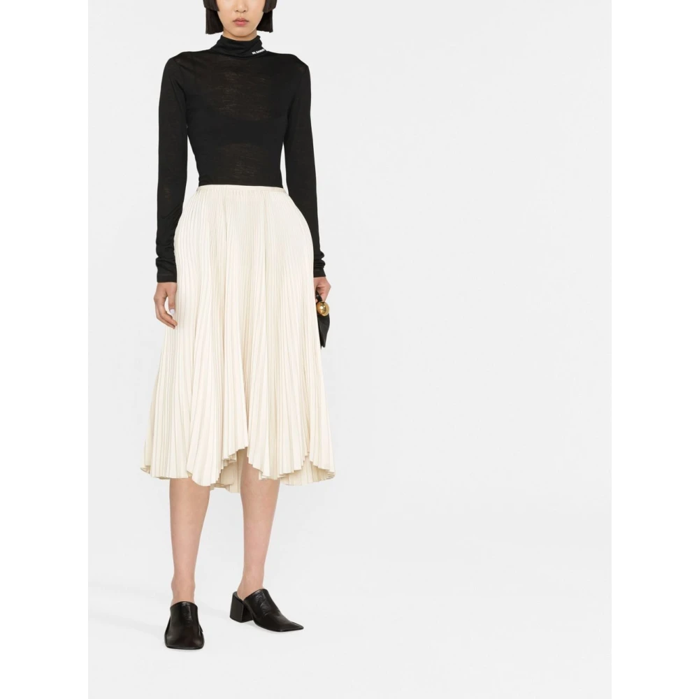 Jil Sander Lange Mouw T-Shirt Black Dames
