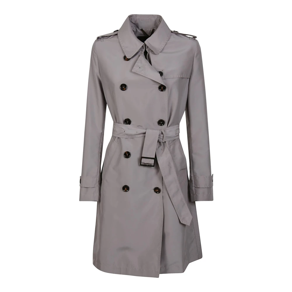 Moorer Italiaanse Polyester Jassen Gray Dames