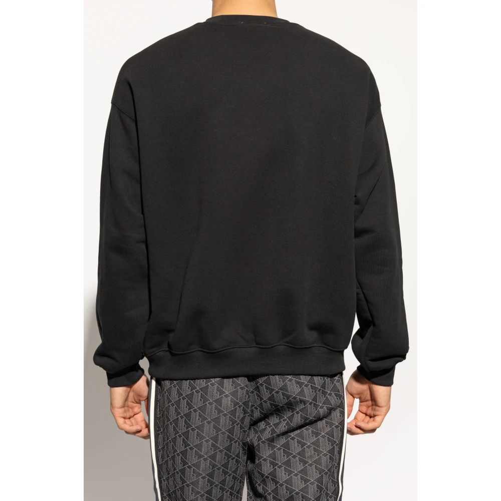 Lacoste Sweatshirt met logo Black Unisex