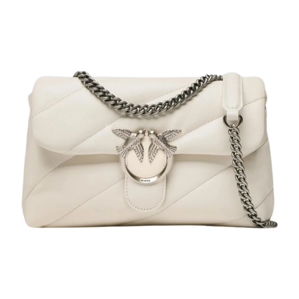 Pinko Donna Bianco - Love Puff Classic Cl Sheep Nap - Bags - One Size