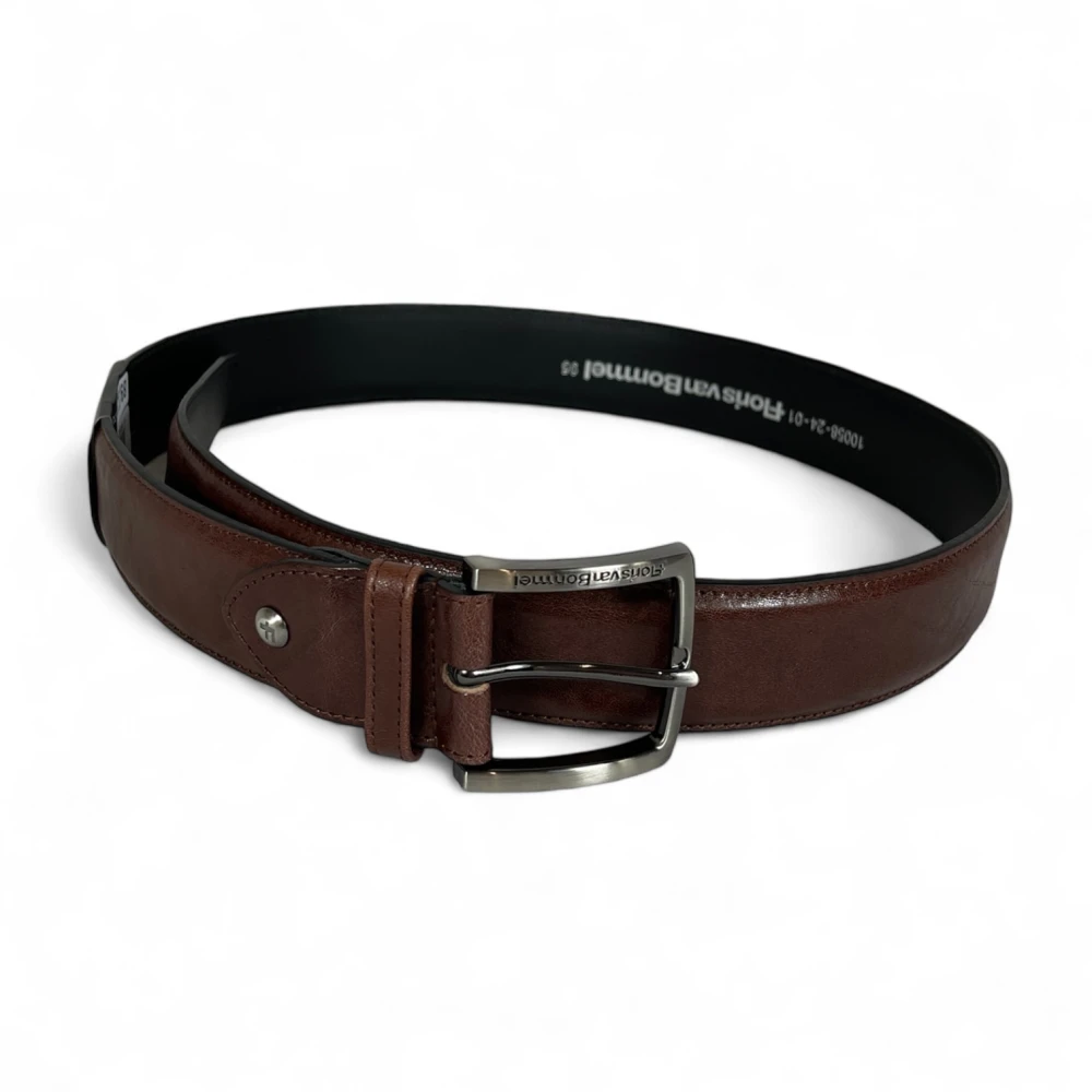 Van Bommel Floris Heren Leren Riem Bruin Cognac Brown Heren