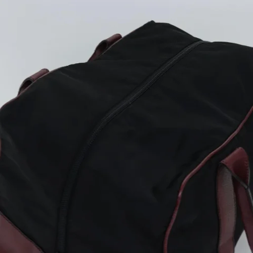 Prada Vintage Pre-owned Nylon travel-bags Black Dames