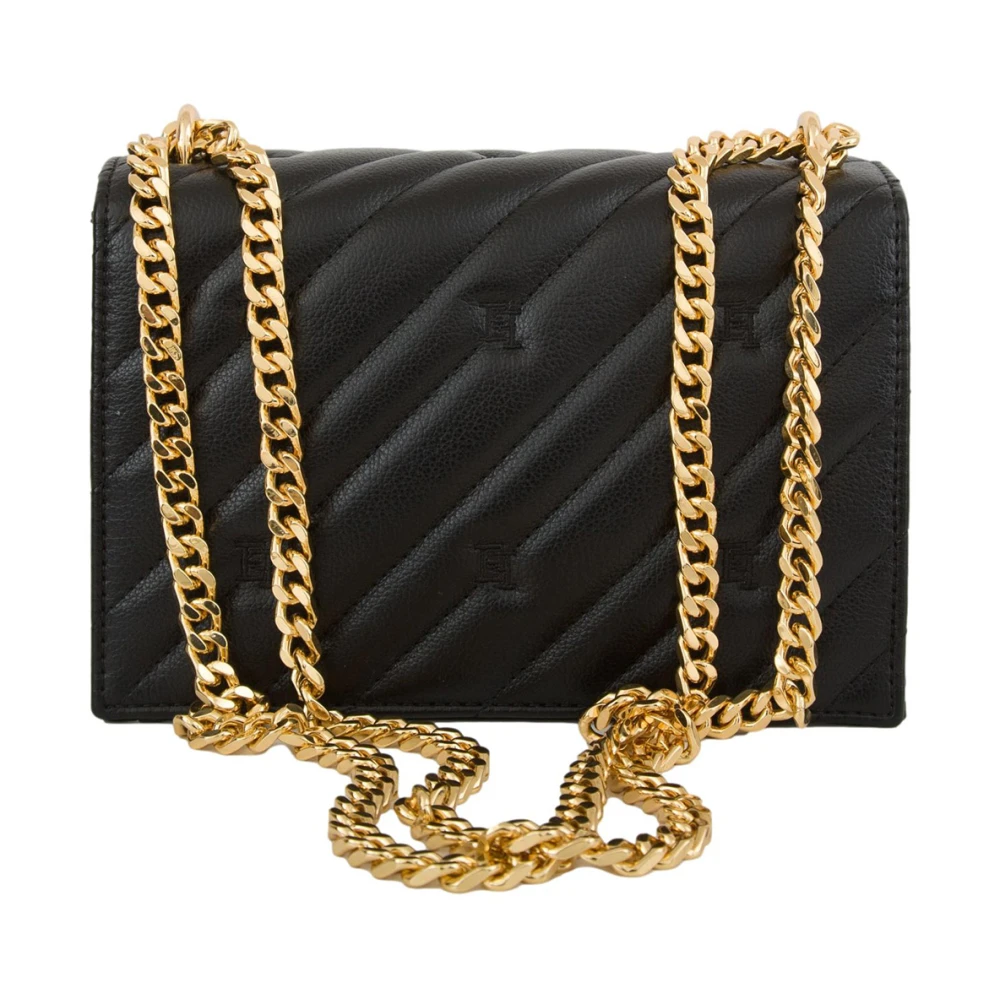Elisabetta Franchi Stijlvolle Borsa Tas voor Vrouwen Black Dames