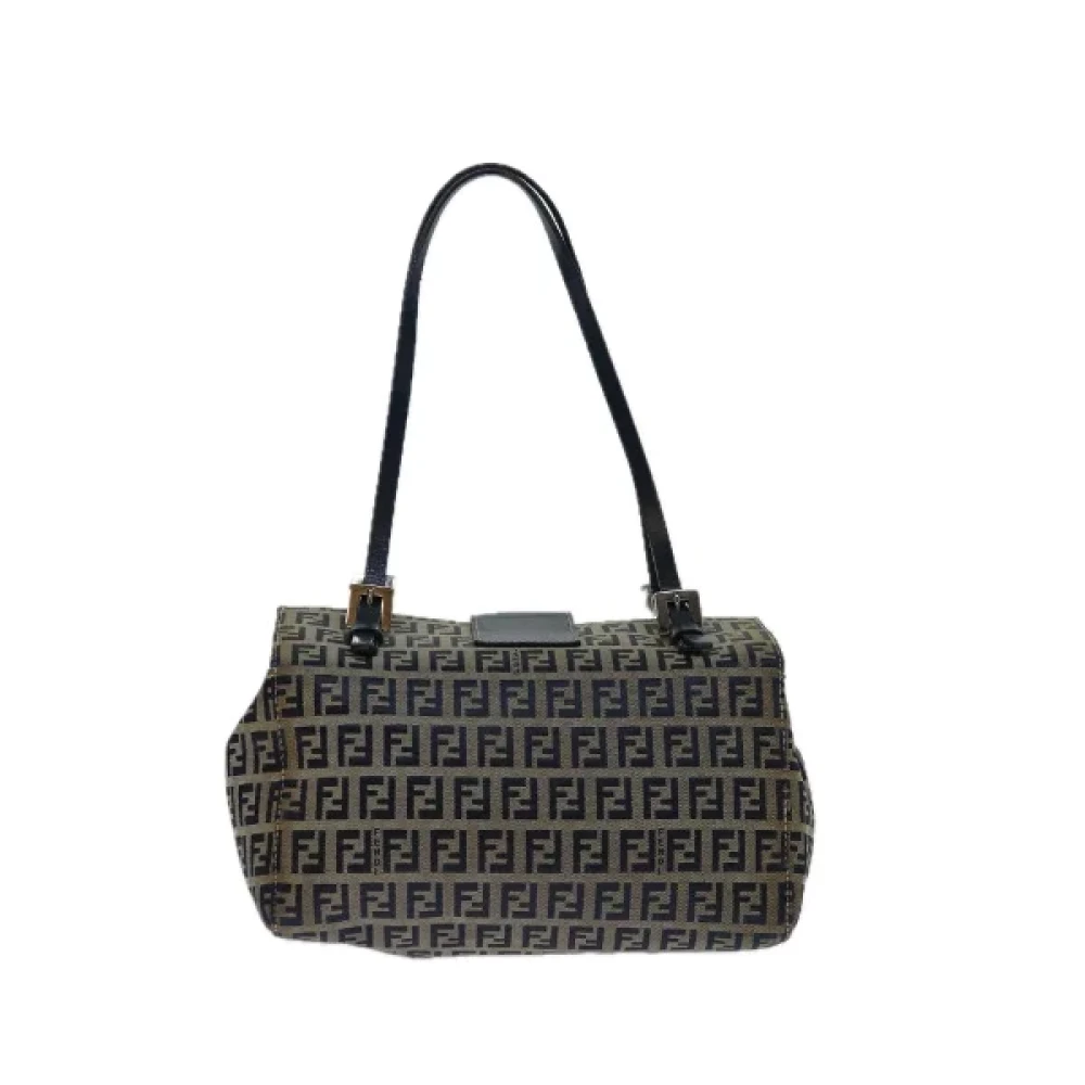 Fendi Vintage Pre-owned Canvas handbags Blue Dames