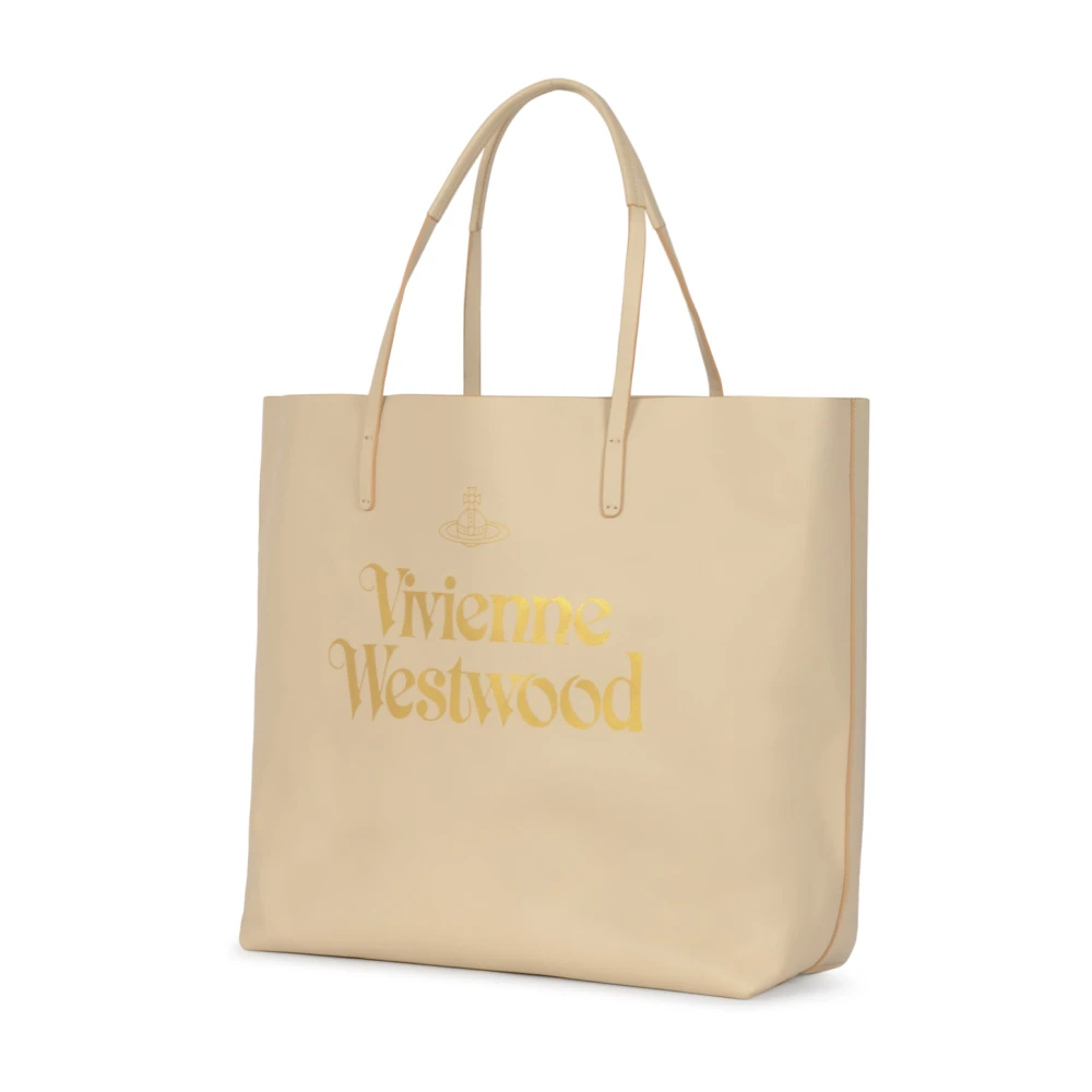 Vivienne Westwood Studio Shopper Tassen Collectie Beige Dames