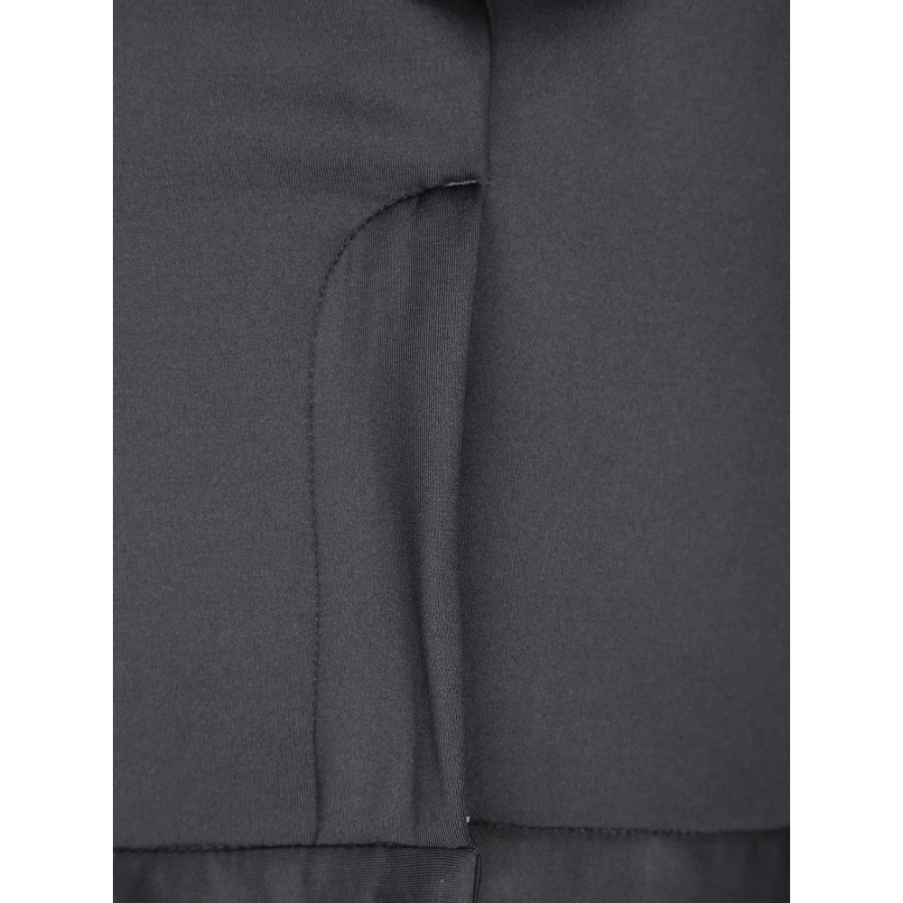 Fabiana Filippi Hoge Taille Scuba Stof Broek Black Dames