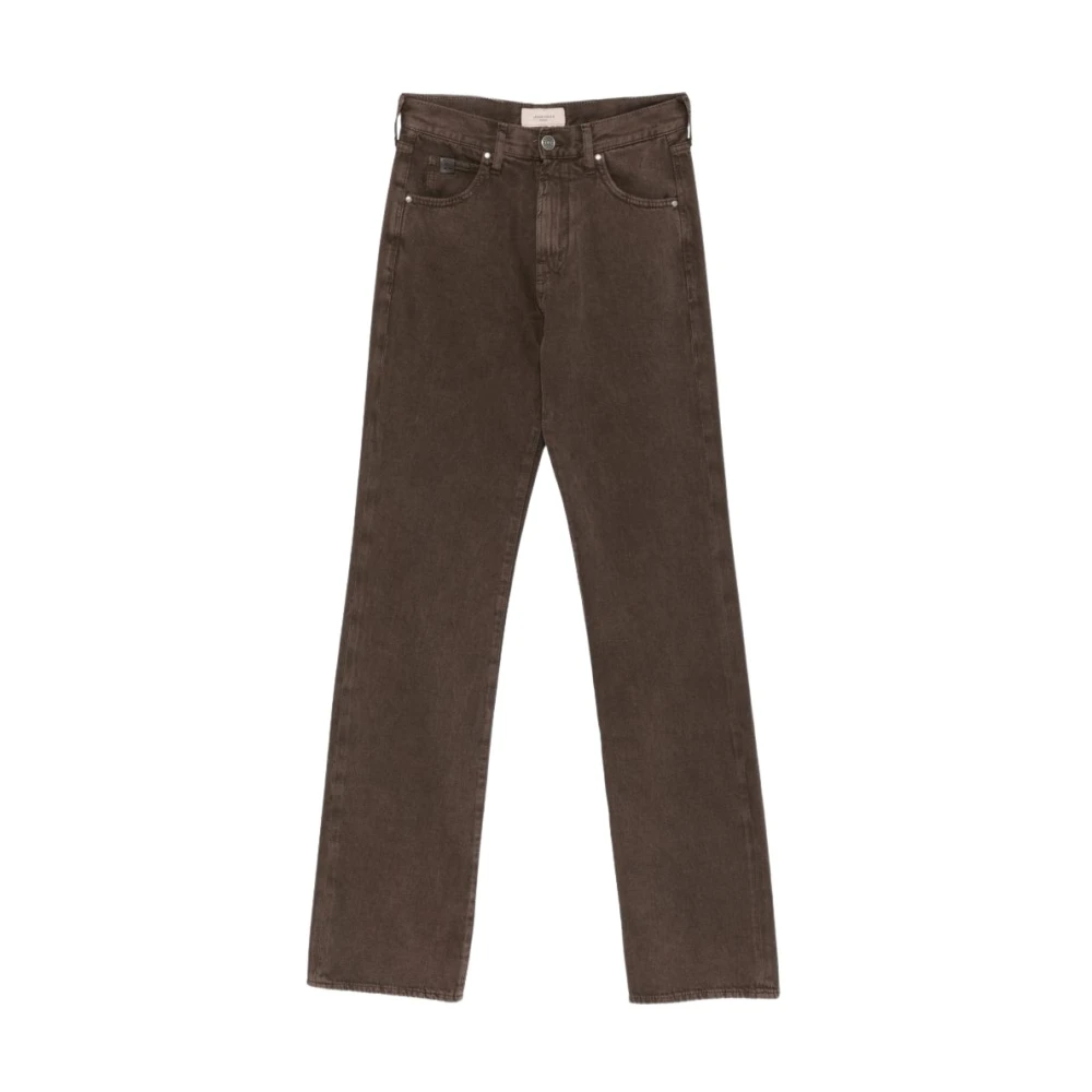 Jacob Cohën Straight Jeans - Female - Straight Fit Jeans - Brown - W31 - Jeans