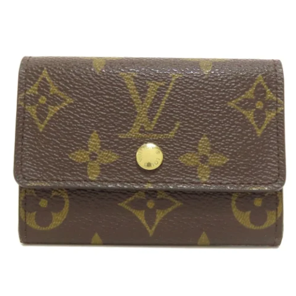 Louis Vuitton Vintage Pre-owned Canvas wallets Brown Dames