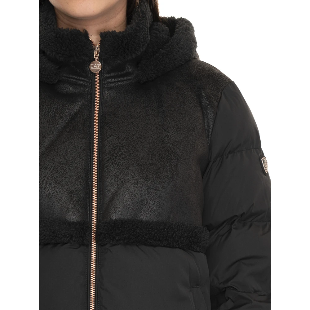 Emporio Armani EA7 Pufferjas voor Heren Black Dames