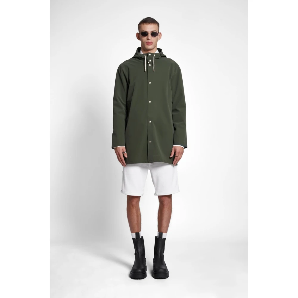 Stutterheim Lichtgewicht Matte Regenjas Green Unisex