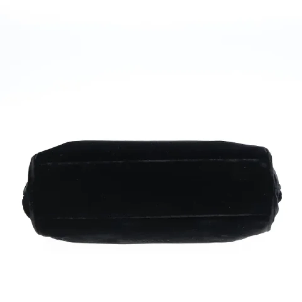 Prada Vintage Pre-owned Velvet prada-bags Black Dames