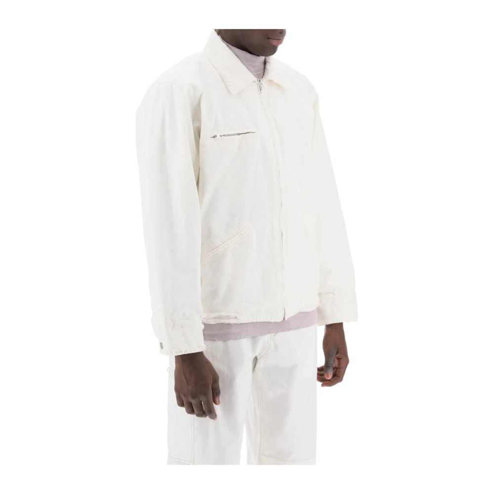 MM6 Maison Margiela Stijlvolle Jas voor Vrouwen White Heren