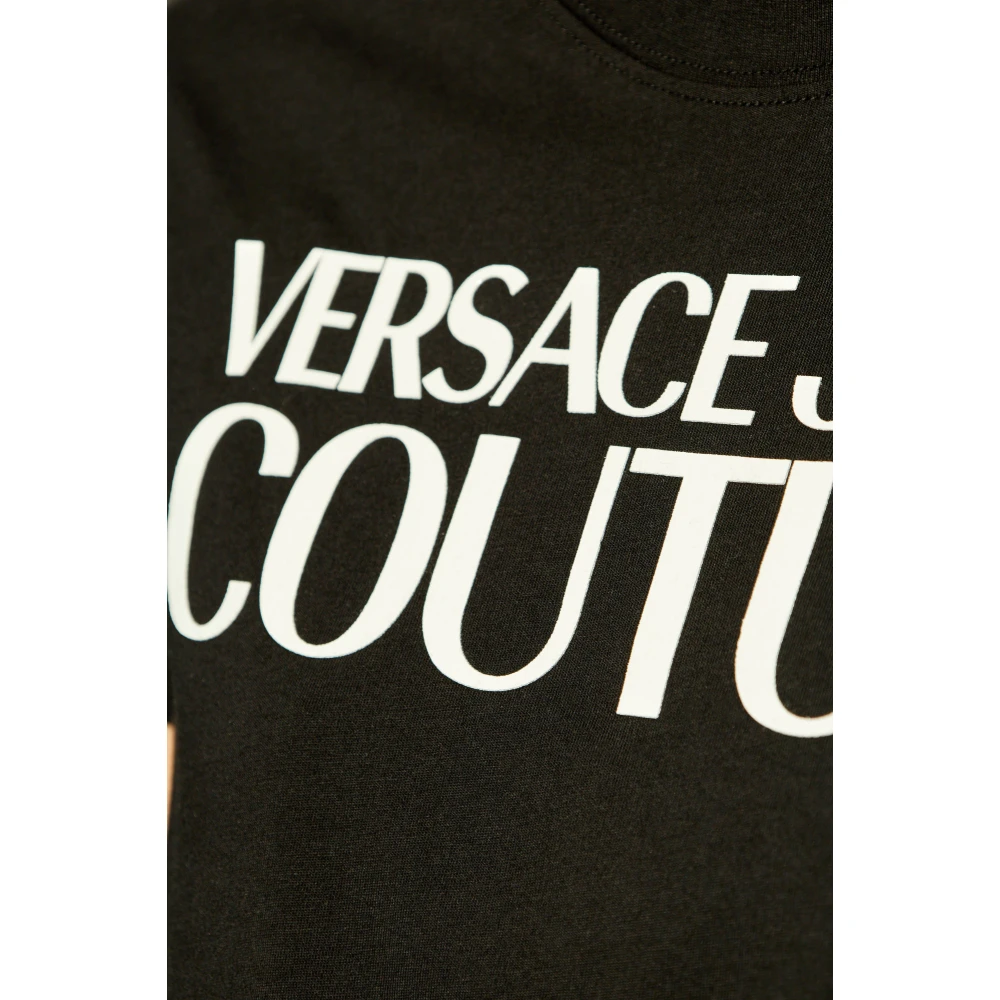 Versace Jeans Couture T-shirt met print Black Dames
