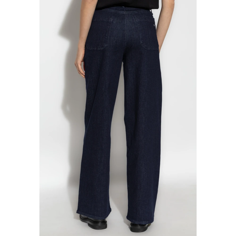 Rag & Bone Wijde broek Blue Dames