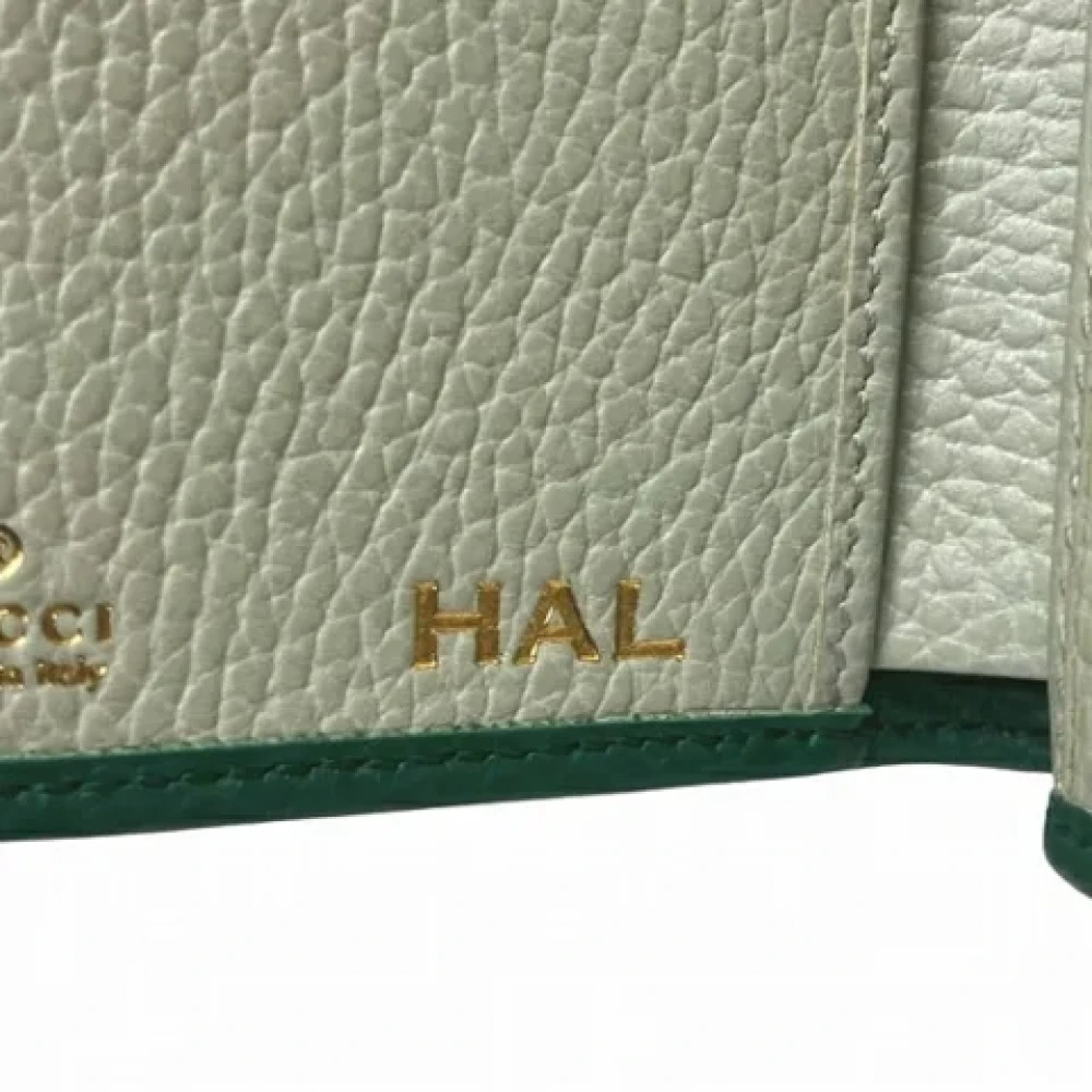 Gucci Vintage Pre-owned Leather wallets Green Dames