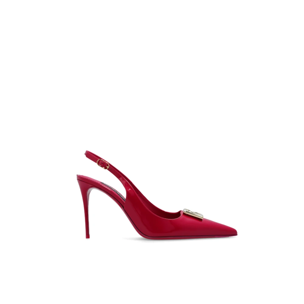 Dolce & Gabbana Women's Pink Pumps, 4 Uk, Leather Pumps