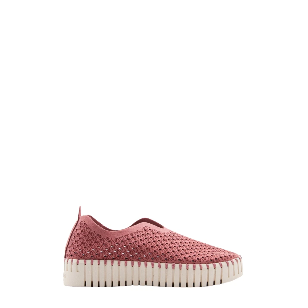Ilse Jacobsen Hornbæk Platform Tulip Flat Dames Schoenen Roze