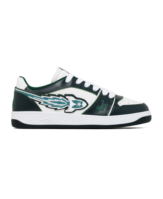 groene-rocket-motif-veterschoenen
