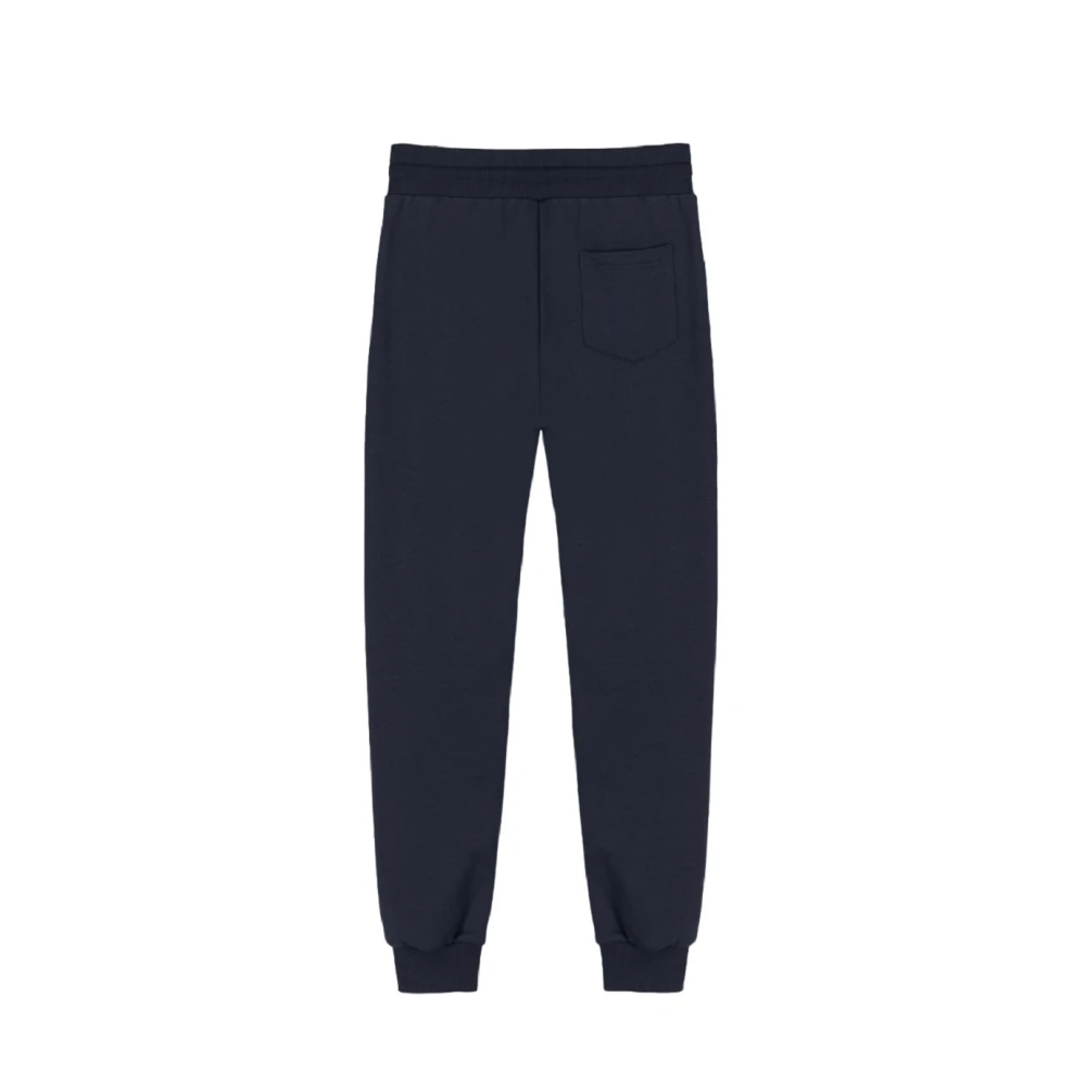 Colmar Blauwe Sweatpants met Ribdetails Blue Heren