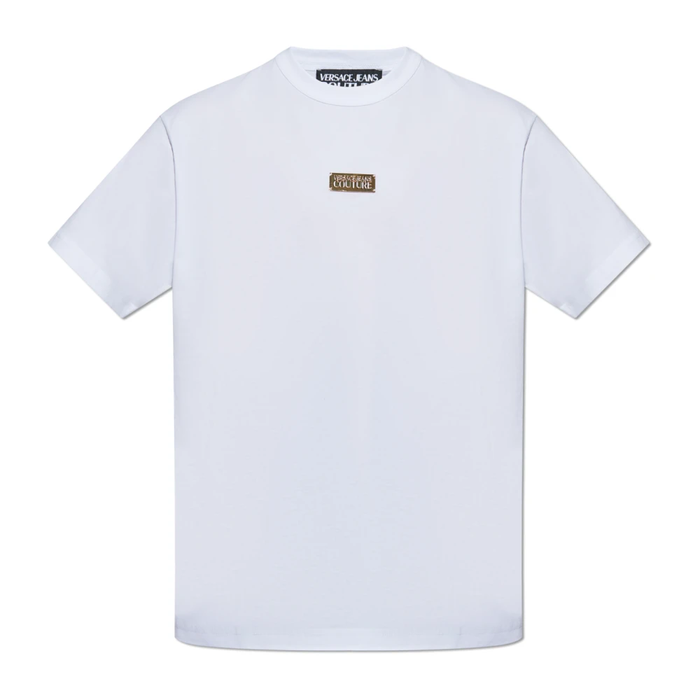 Versace Jeans Couture T-shirt met logo White Heren