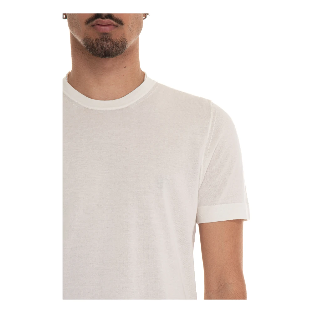 Hindustrie Crepe Jersey T-shirt Beige Heren