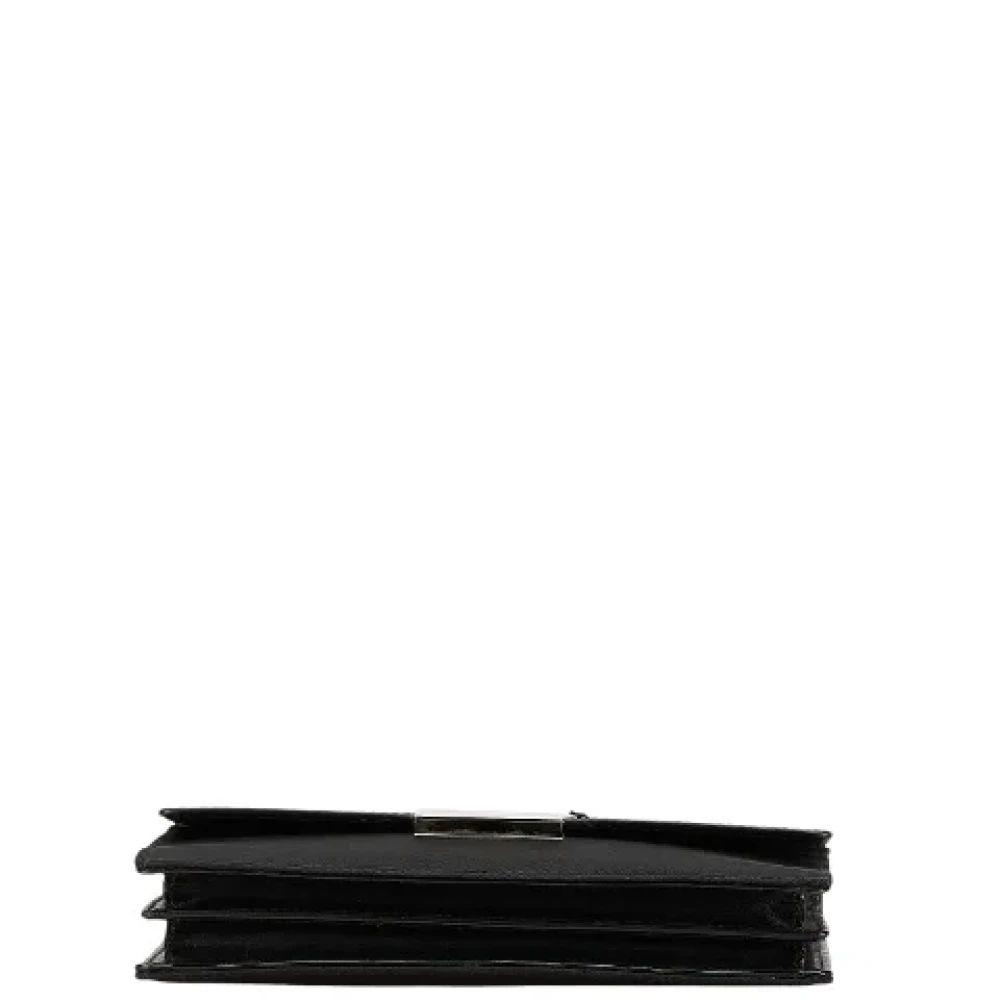 Gucci Vintage Pre-owned Canvas clutches Black Dames