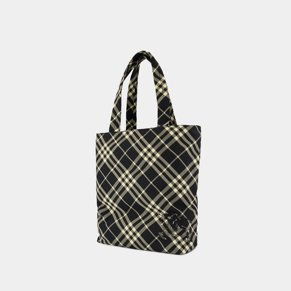 Burberry Zwarte Synthetische Shopper Tas met Top Handvatten Black Unisex