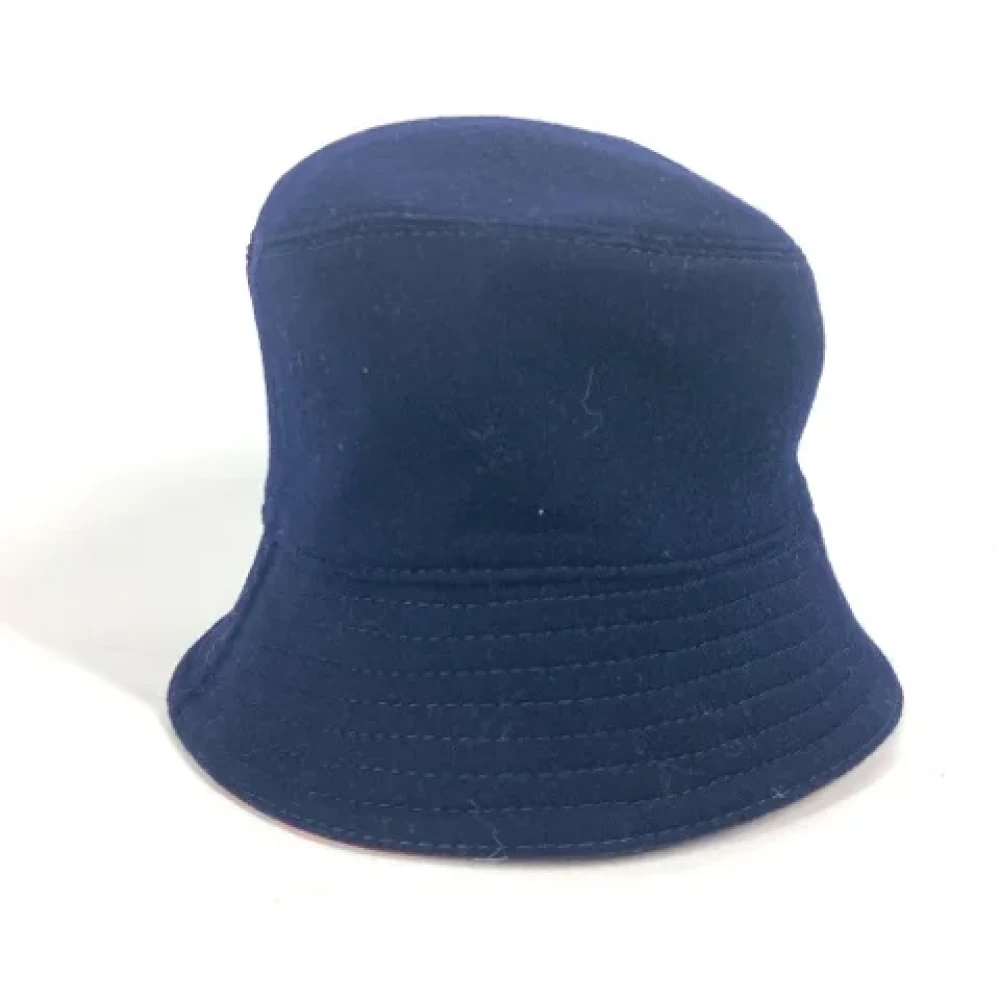 Louis Vuitton Vintage Pre-owned Wool hats Blue Dames