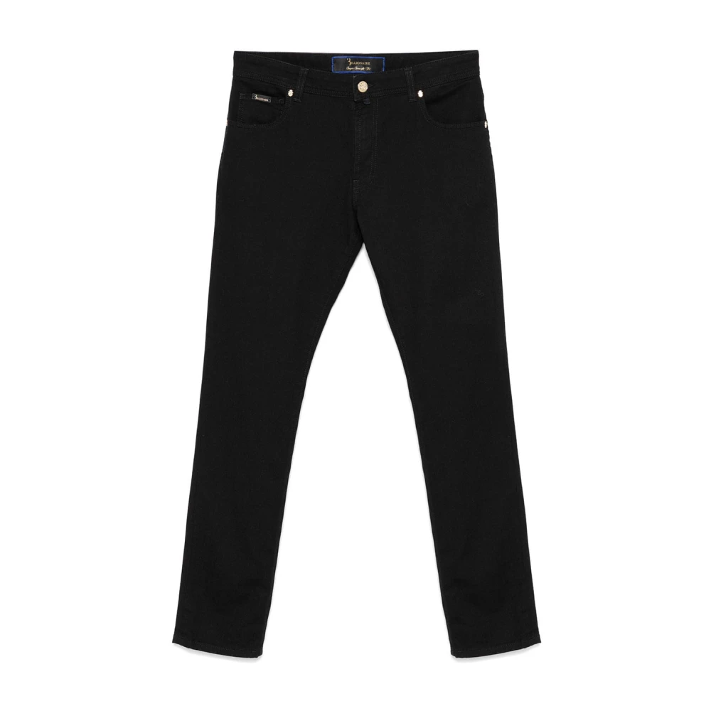 Billionaire Blauwe Denim Casual Jeans Black Heren