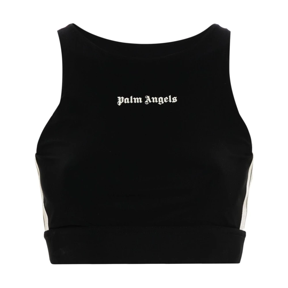 Palm Angels Zwarte Top met Stijl Black Dames