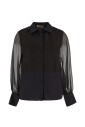 chemise-a-double-tissu-manches-longues-et-col-classique