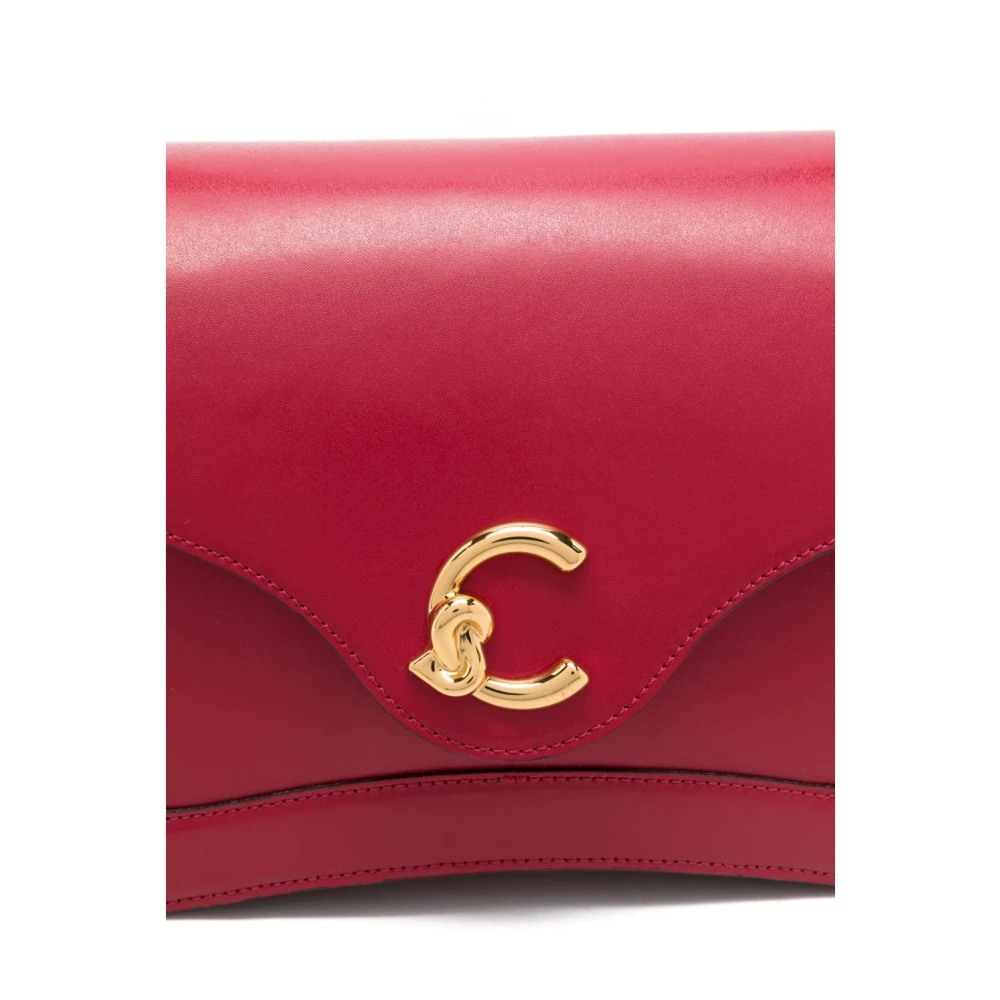 Coccinelle Rode Leren Tote Tas Red Dames