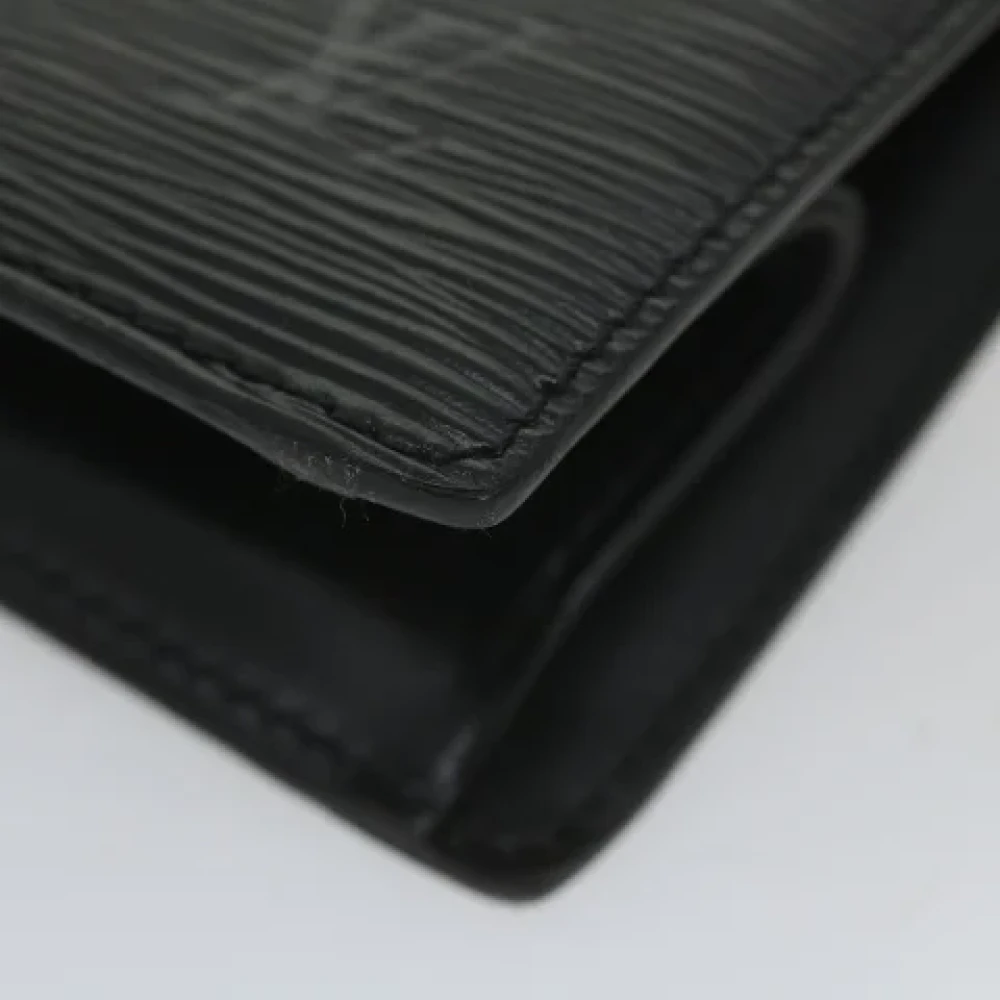 Louis Vuitton Vintage Pre-owned Leather clutches Black Dames