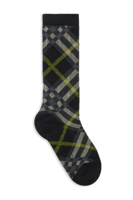 navy-checkered-sock