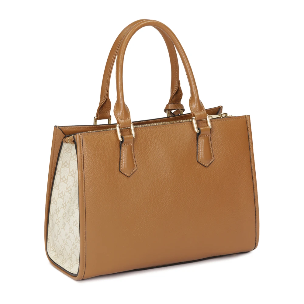 Kazar Handtas met twee handgrepen versierd met monogrammen White Dames