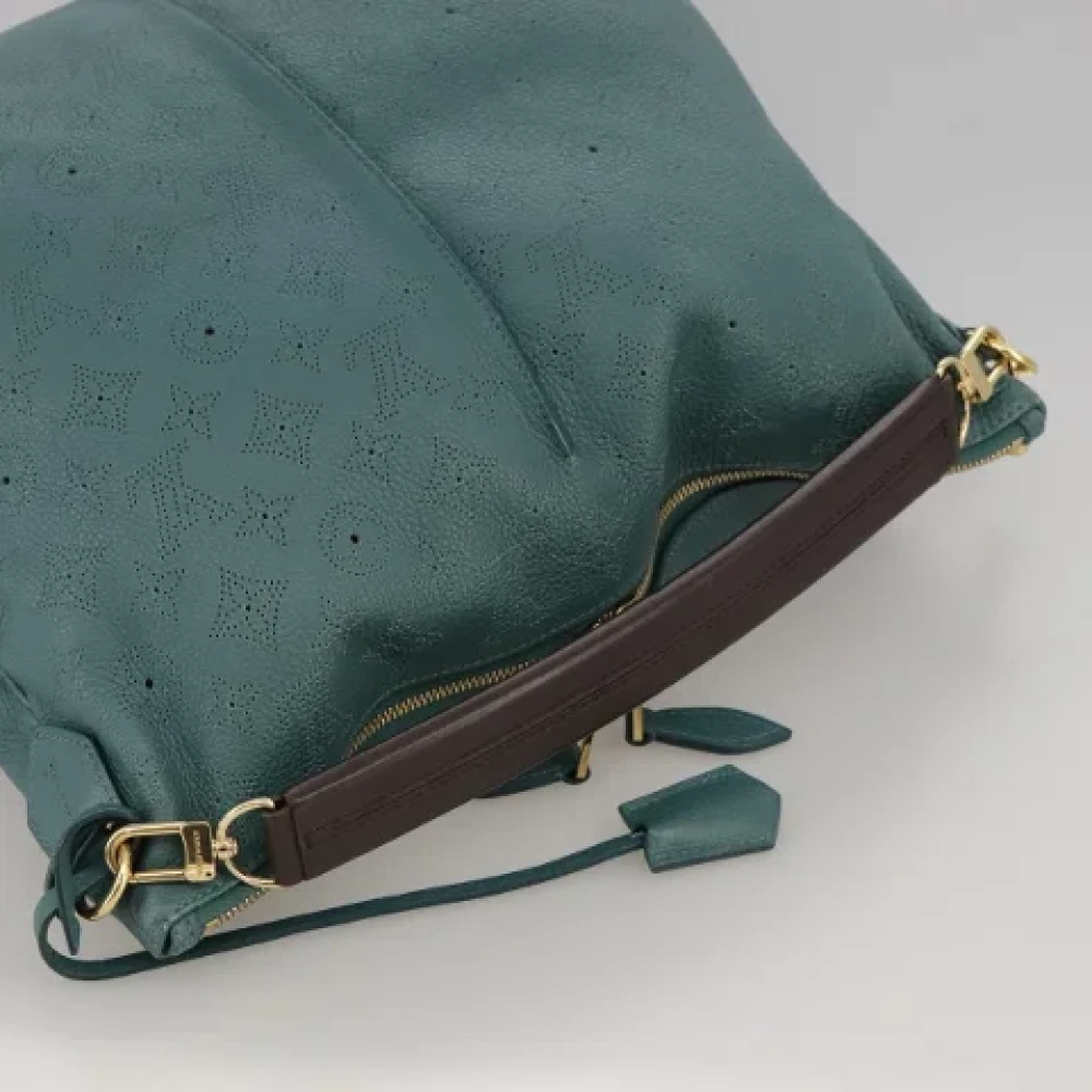Louis Vuitton Vintage Pre-owned Leather handbags Blue Dames