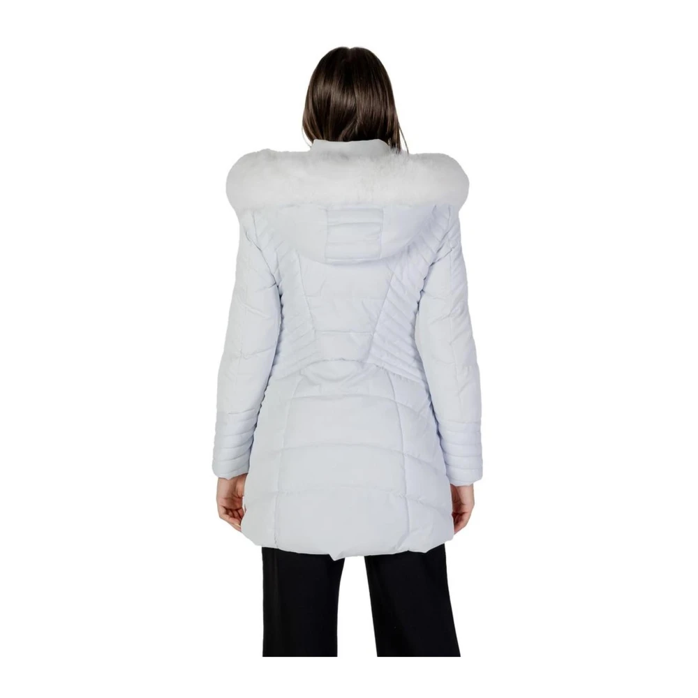 Guess Polyurethaan Jassen & Mantels Collectie White Dames