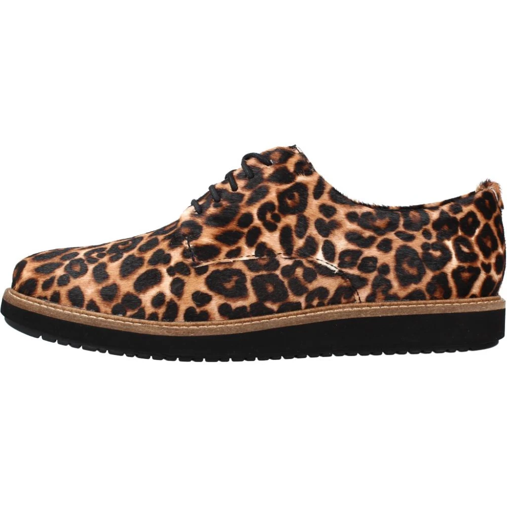 Clarks Dames schoenen Glick Darby D leopard