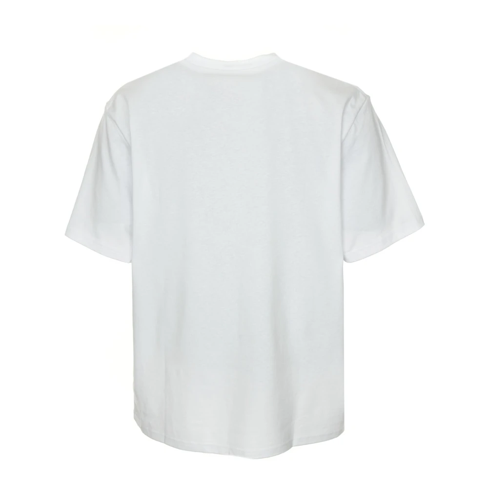 JW Anderson Anker Borduurwerk T-Shirt White Heren