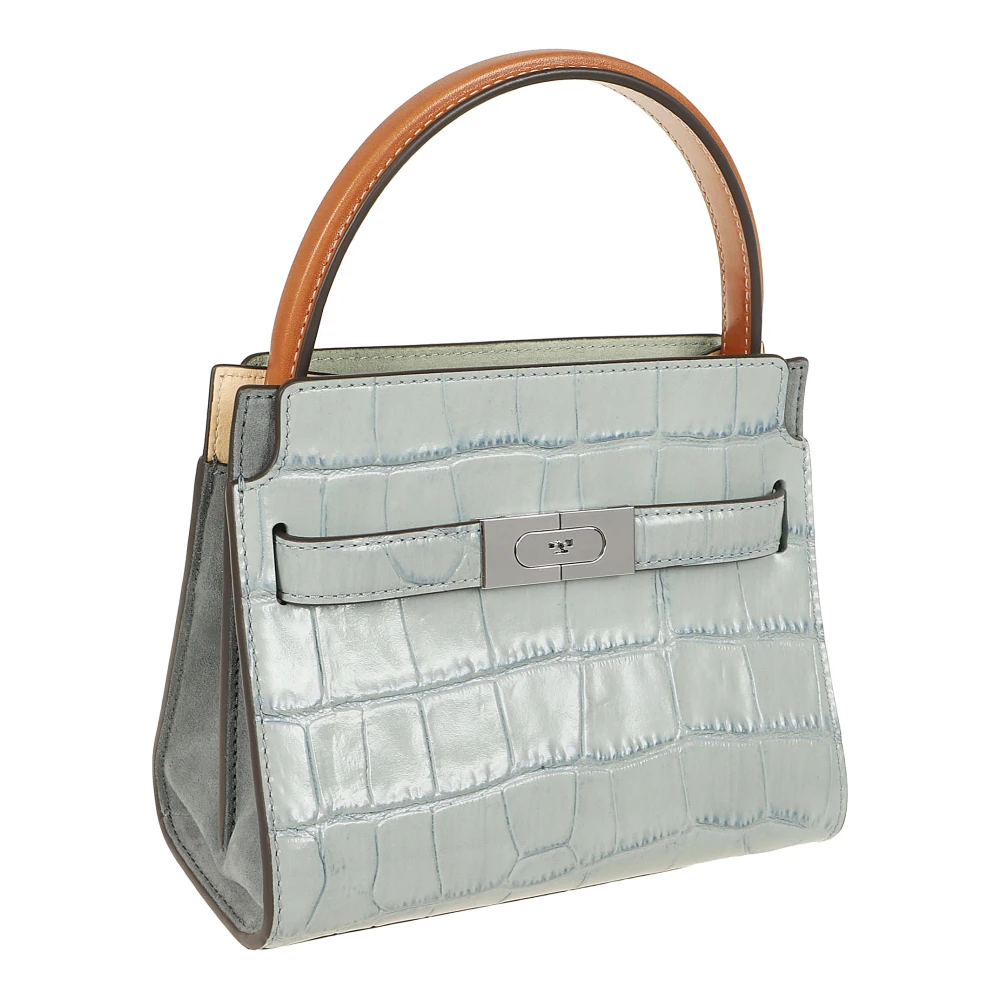 TORY BURCH Blauwe Leren Handtas voor Vrouwen Blue Dames